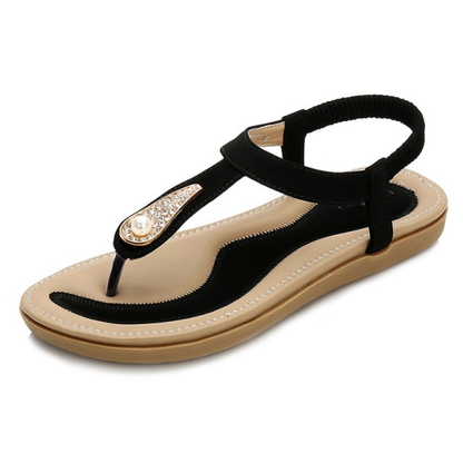 Platte Sandalen Schoenen met Elastische Band