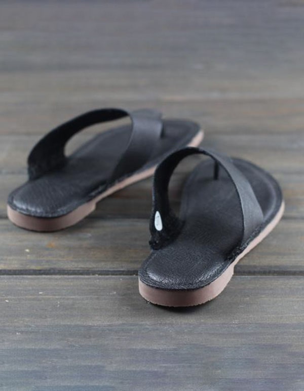 Teenslippers Zomer Handgemaakte Lederen Sandalen