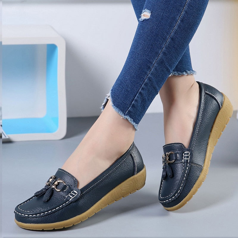 Dames Lage Loafers