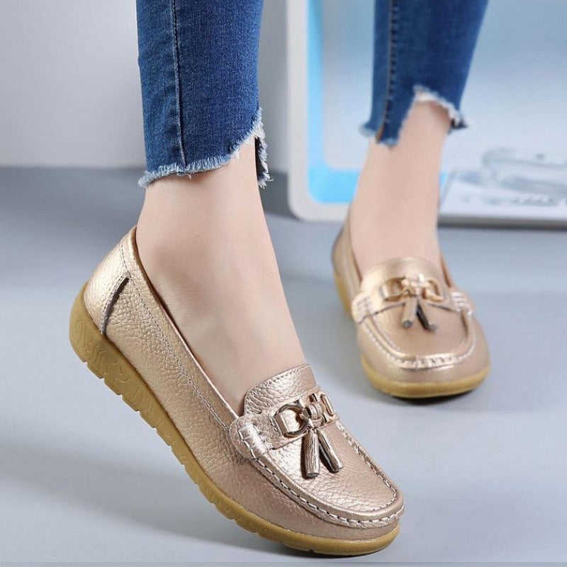 Dames Lage Loafers