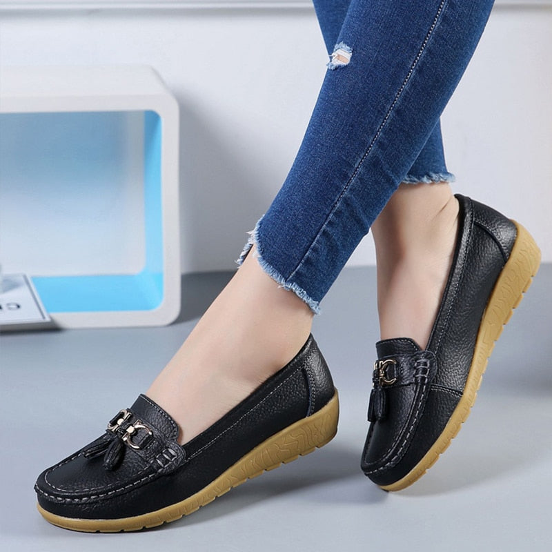 Dames Lage Loafers