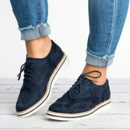 Vrouwen Brogues Casual Platte Schoenen