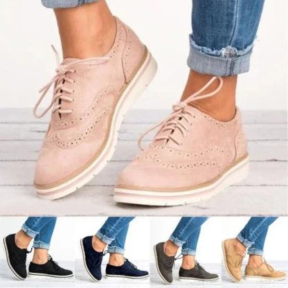 Vrouwen Brogues Casual Platte Schoenen