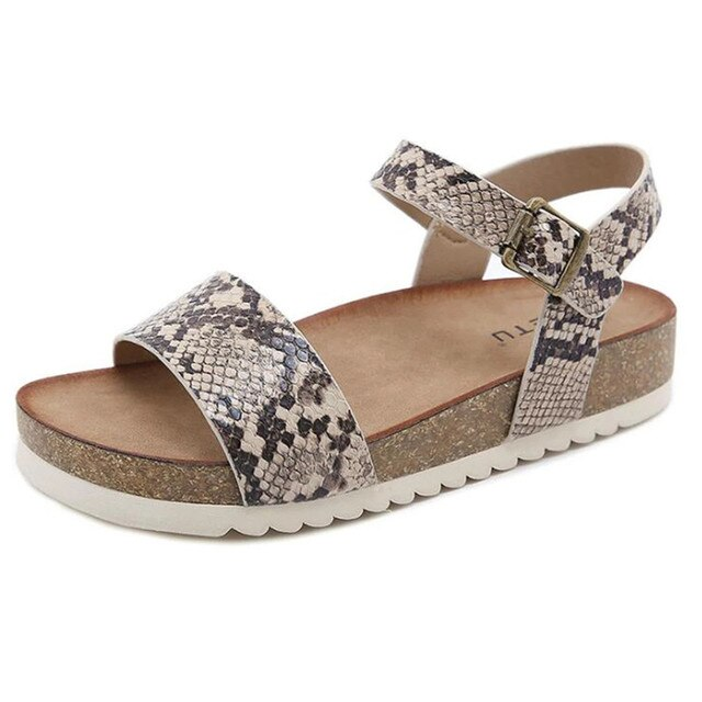 Vrouwen Sandalen Zomer Leer Comfortabel