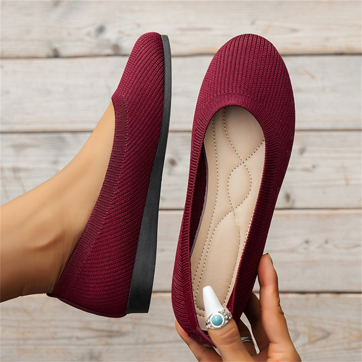 Vrouwen Comfortabele Ademende Slip On