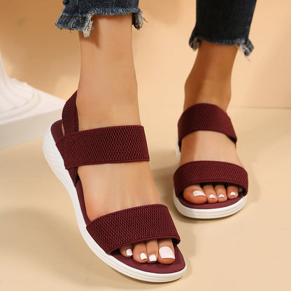 Zomerse sandalen met open rug