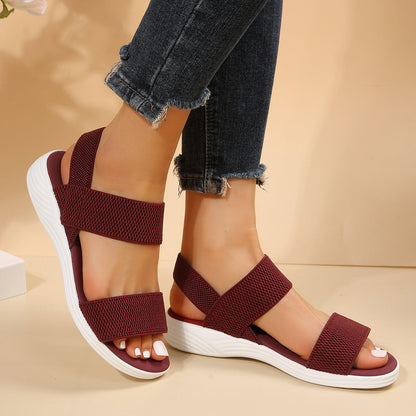 Zomerse sandalen met open rug