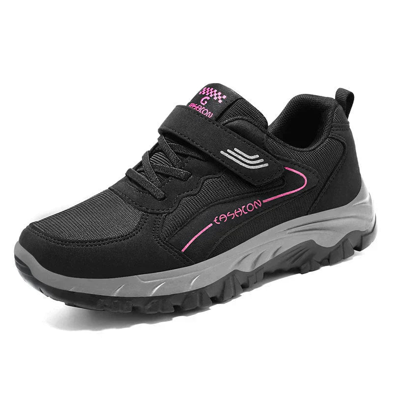 Dames Athletic Ademend Mesh Zwart Hardloopschoenen