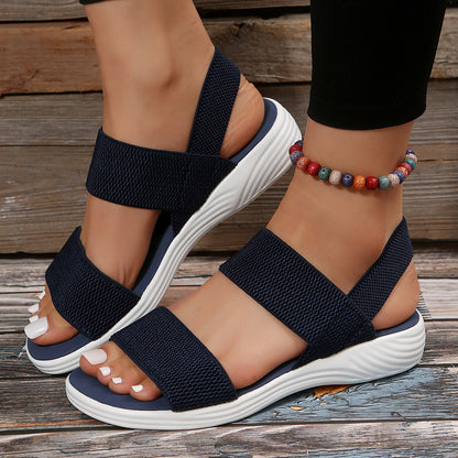 Zomerse sandalen met open rug