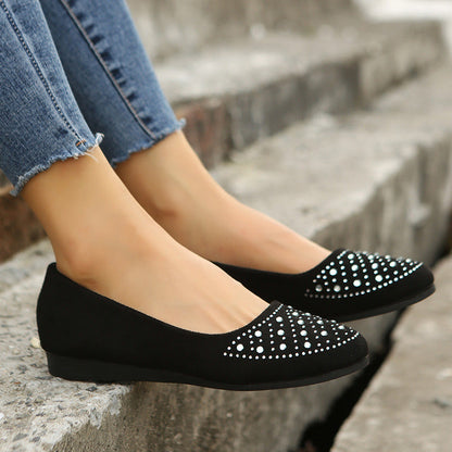 Matte diamantflats met structuur