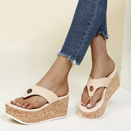 Platte Slip-On sandalen