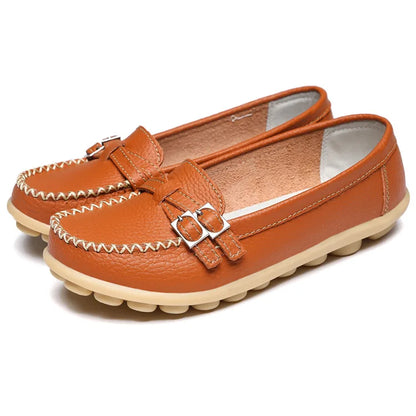 Vrouwen Fashion Doll Schoenen Echt Leer Loafers