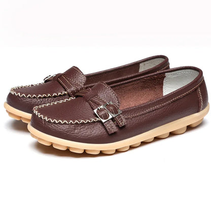 Vrouwen Fashion Doll Schoenen Echt Leer Loafers