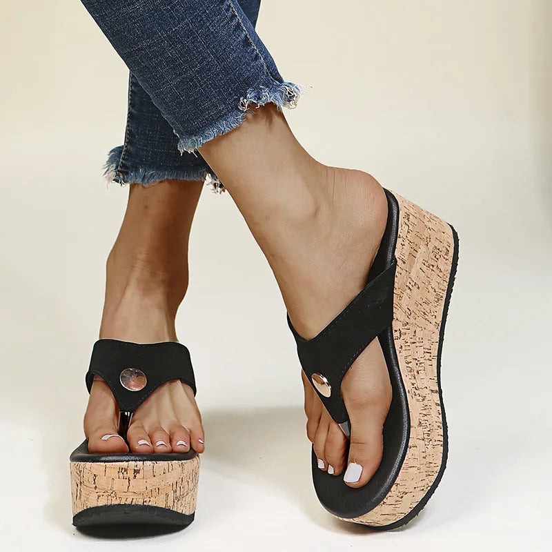 Platte Slip-On sandalen