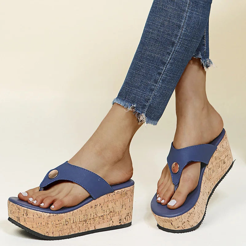 Platte Slip-On sandalen