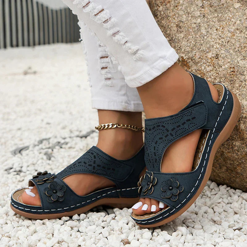 Dames Platte Band Sandalen Dijbeen Hoge Sandalen