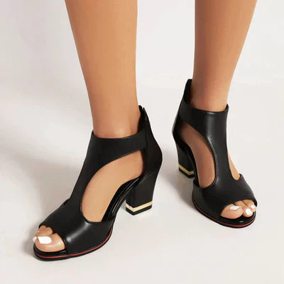 Vrouwen Zomer Dikke Hak Sandalen