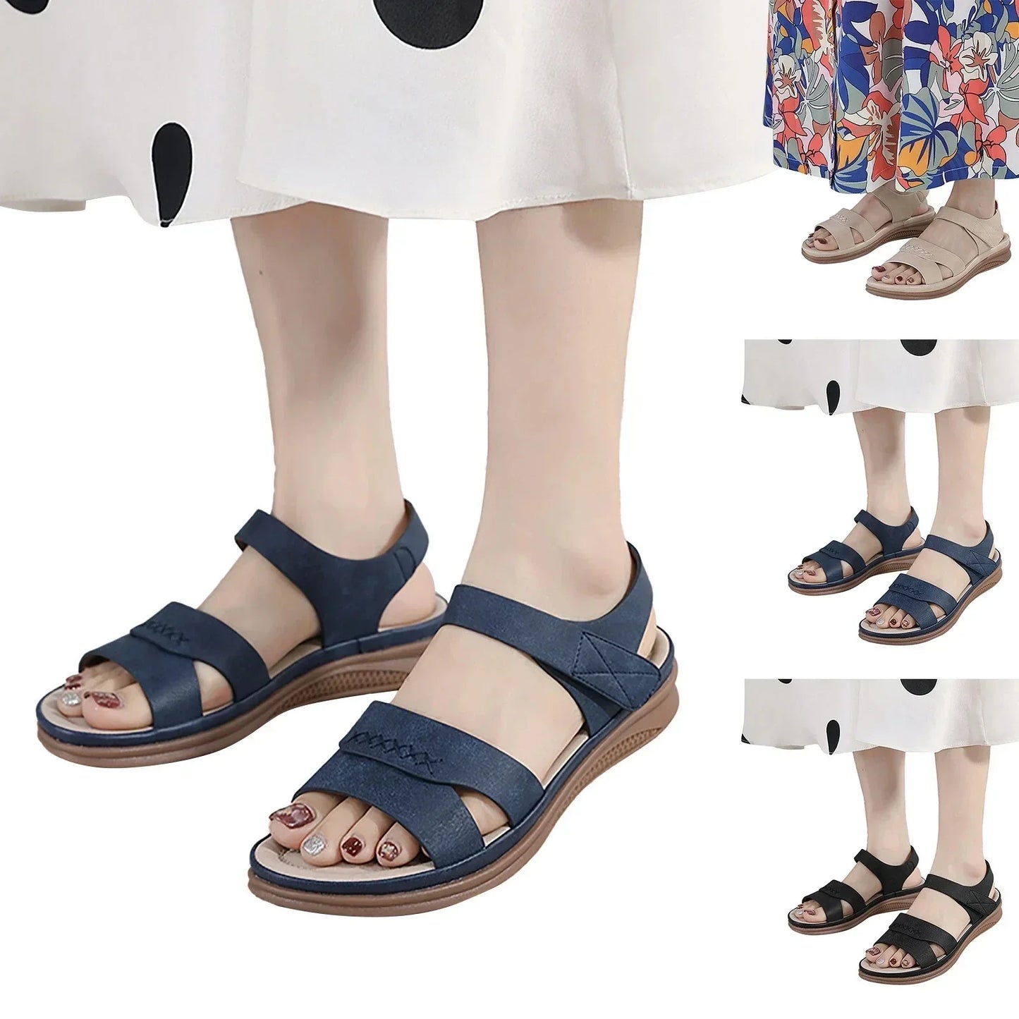 Platte Muffin Sandalen Schoenen voor Vrouwen