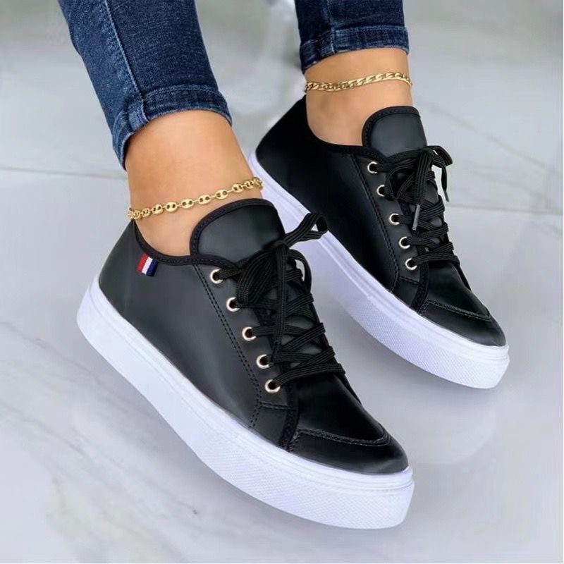 Vrouwen ronde teen platform casual rubberen schoenen