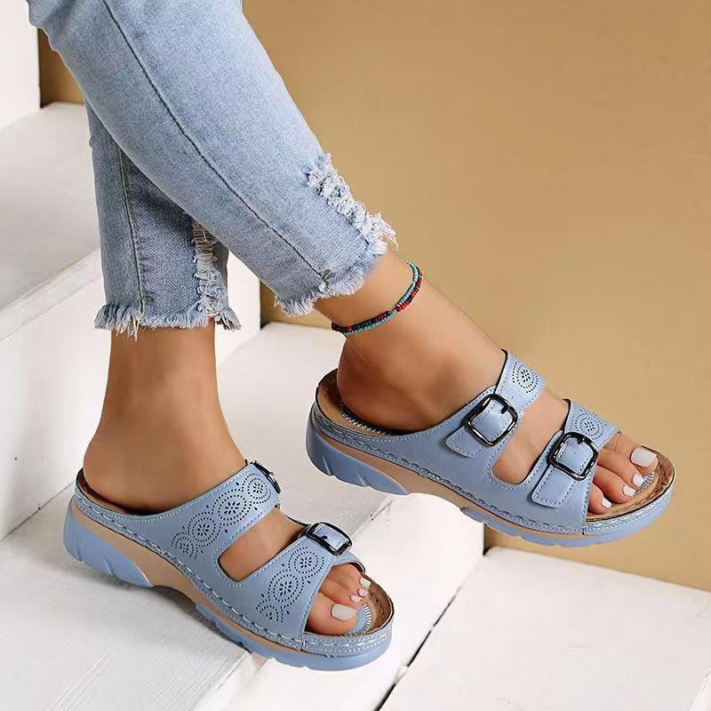 Summer Women Wedge Slippers