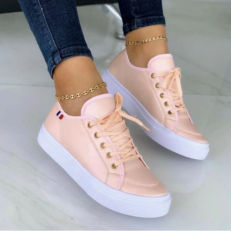 Vrouwen ronde teen platform casual rubberen schoenen