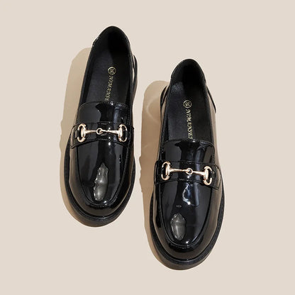 Lakleren Loafers