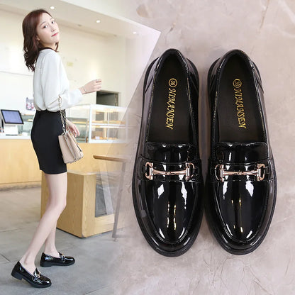 Lakleren Loafers