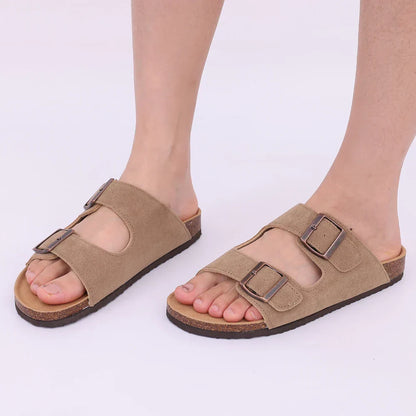 Moderne mode kurk plateau sandalen