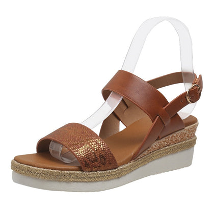 Vrouwen Wig Comfort Platform Sandalen