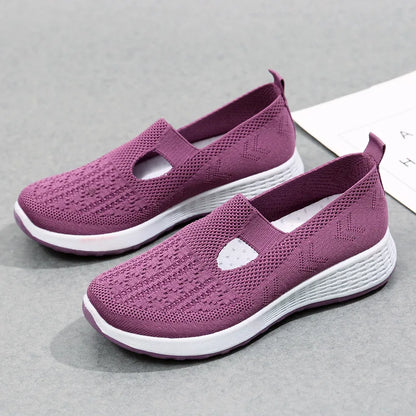 Vrouwen Mesh Slip-On Loafers