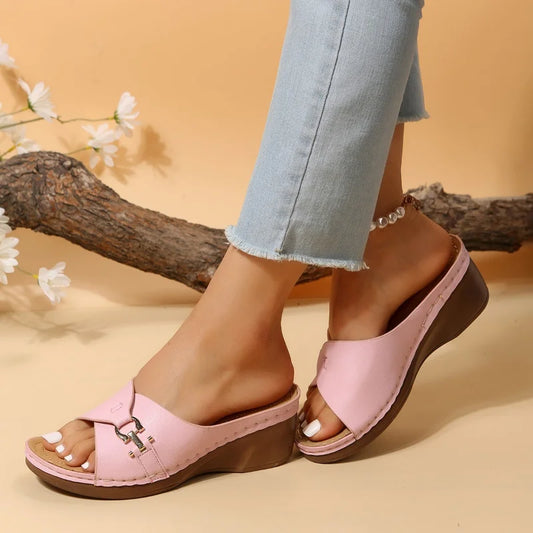 Open Toe Non-slip Wedge