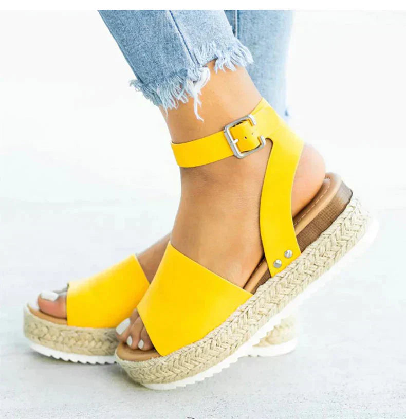 Espadrille sandalen voor dames