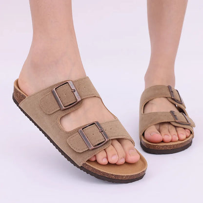 Moderne mode kurk plateau sandalen