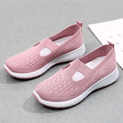 Vrouwen Mesh Slip-On Loafers