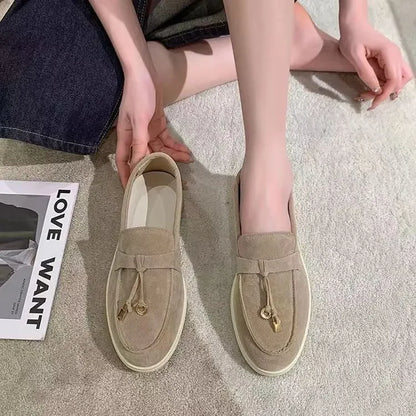 Suède Slip-On Loafers voor Vrouwen