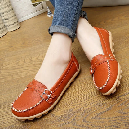 Vrouwen Fashion Doll Schoenen Echt Leer Loafers