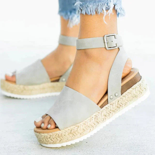 Espadrille sandalen voor dames