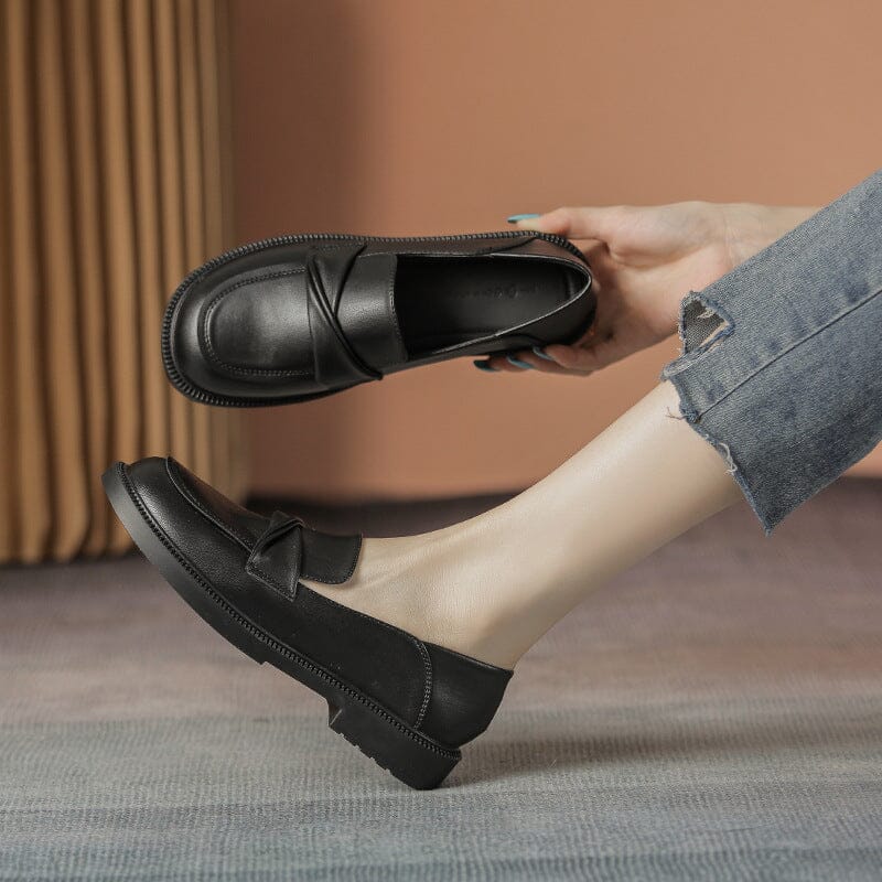 Loafer Casual Dikke Zool Platte Schoenen