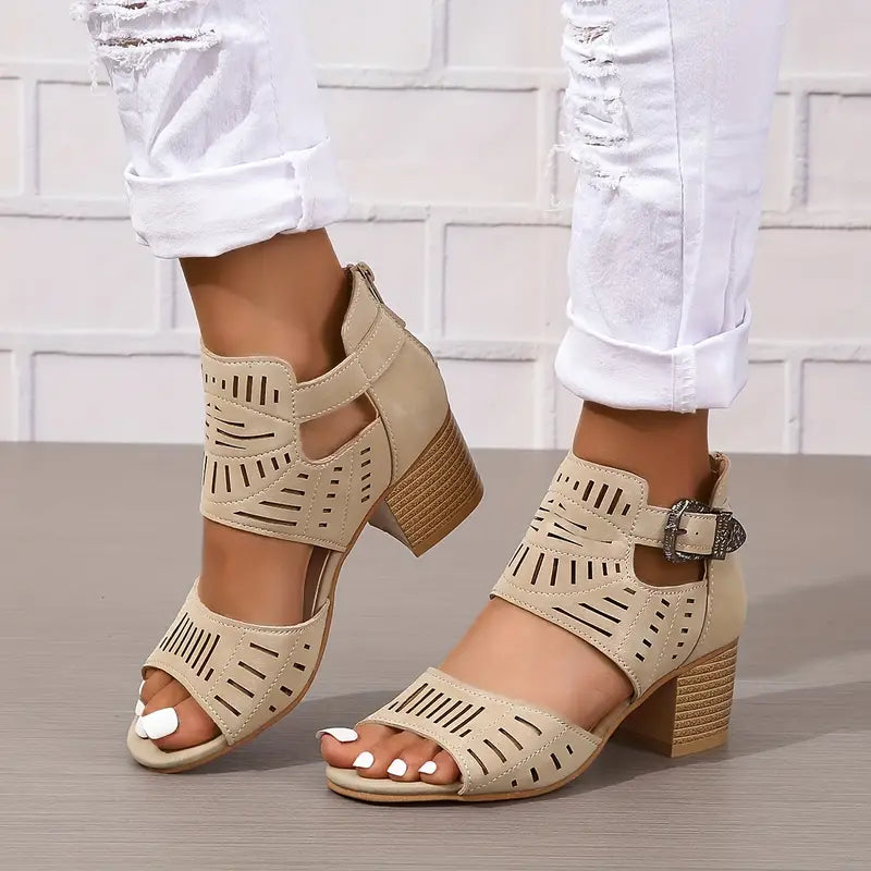 Sandalen met hoge hak voor dames