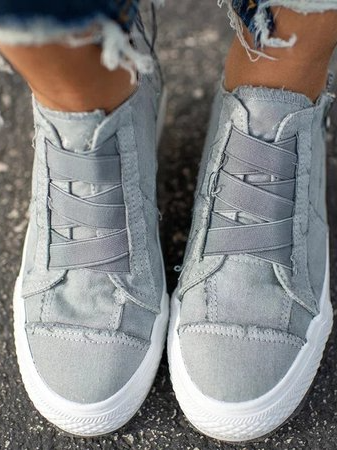 Vrouwen Canvas Lage Hak All Season Sneakers