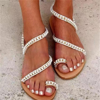 Strass Boheemse Strand Sandalen