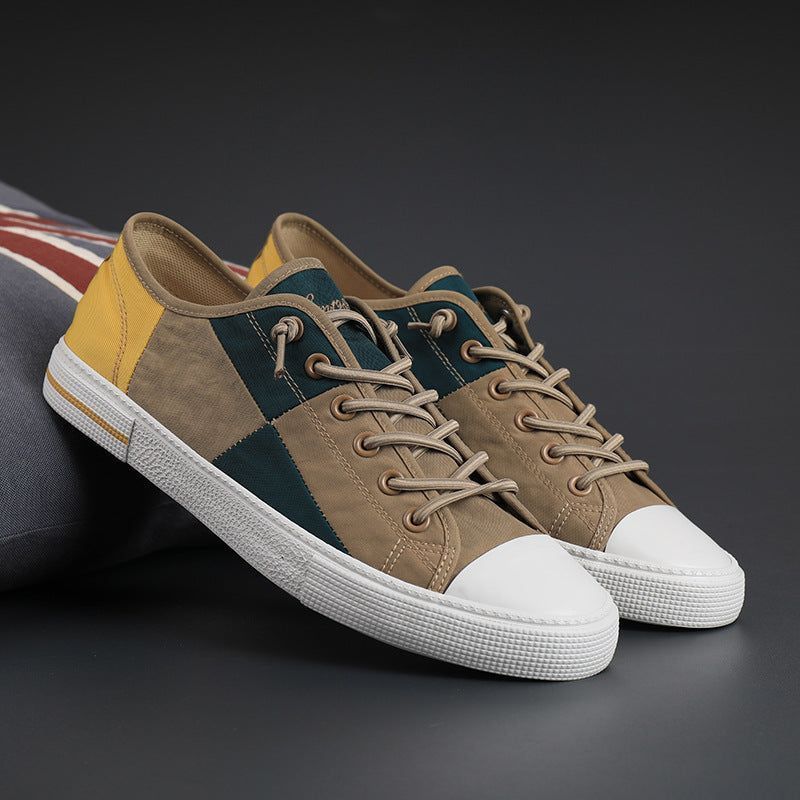 Gemengde gekleurde casual herensneakers