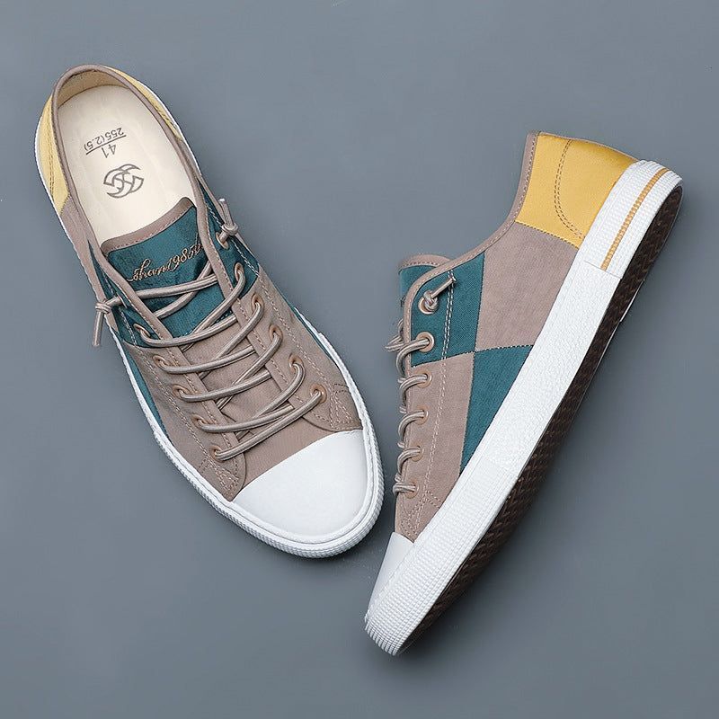 Gemengde gekleurde casual herensneakers