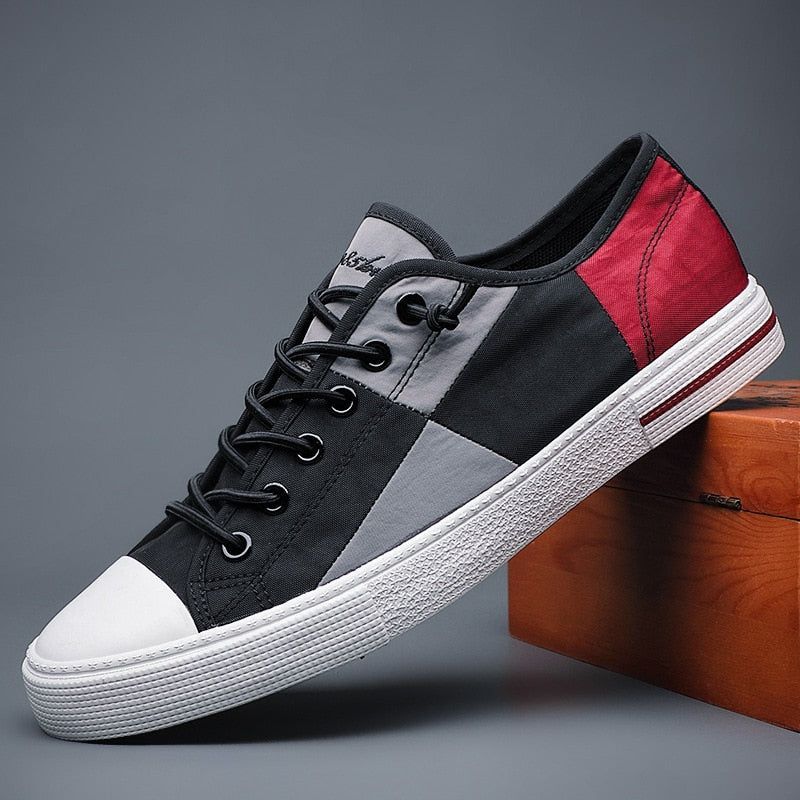 Gemengde gekleurde casual herensneakers