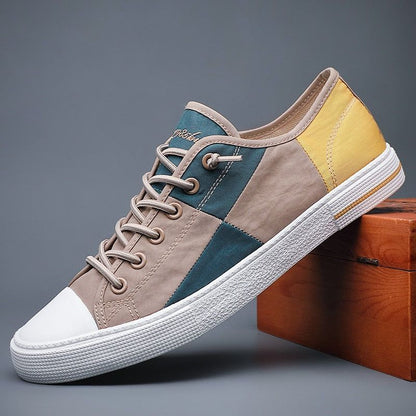 Gemengde gekleurde casual herensneakers