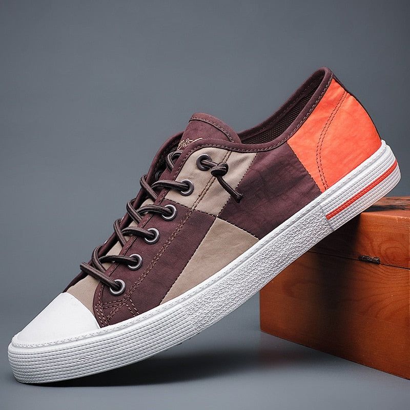 Gemengde gekleurde casual herensneakers