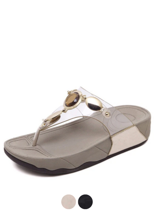 Glazen sandalen voor dames