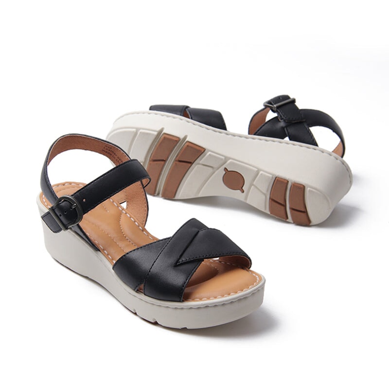 Handgemaakte leren riem sandalen