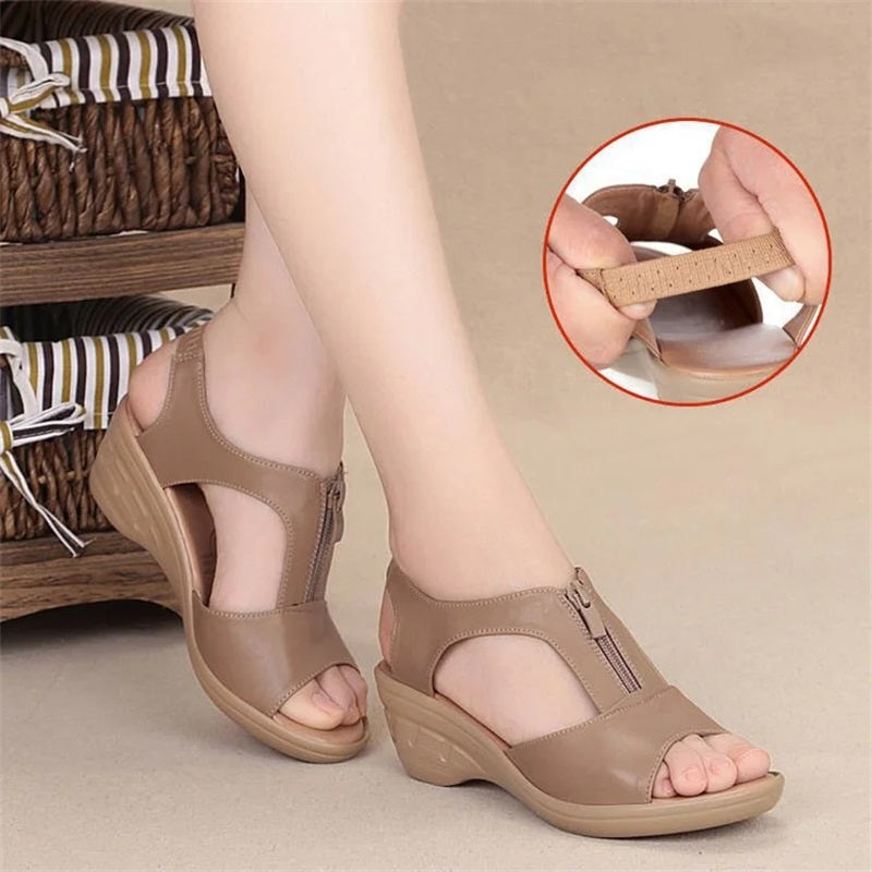 Open Toe Wedge Sandals