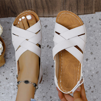 Sandalen met sleehak voor vrouwen